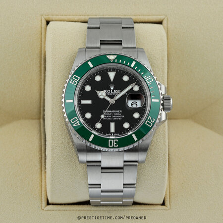 Pre-owned Rolex Submariner Date KERMIT 41mm 126610LV
