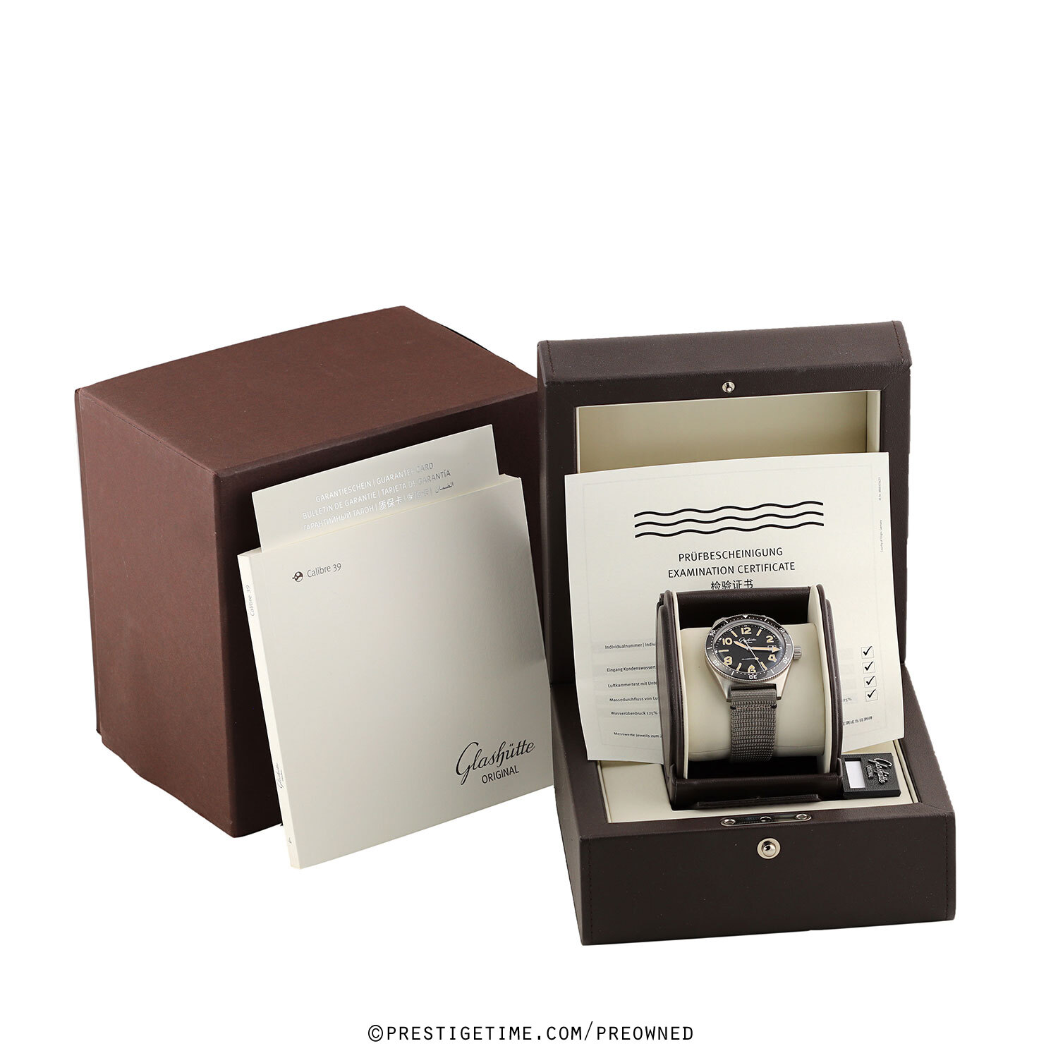 Pre-owned Glashutte Original SeaQ Automatic 39.5mm 1-39-11-06-80-08