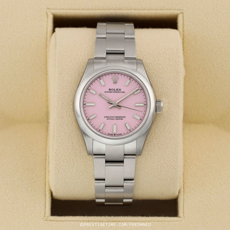 Pre-owned Rolex Oyster Perpetual 31mm 277200 Candy Pink