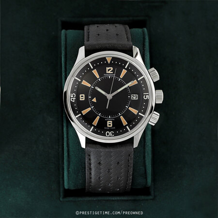 Pre-owned Jaeger LeCoultre Memovox Tribute to Polaris 1968 2008470 190.8.96 FULL LUME DIAL