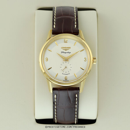 Pre-owned Longines Flagship Heritage Limited Edition L4.817.6.76.2 60th Anniversary
