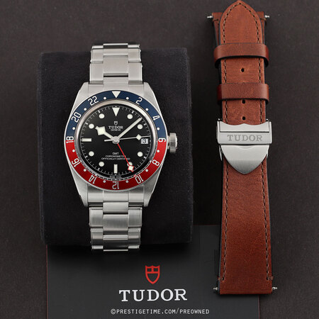 Pre-owned Tudor Black Bay GMT 41mm m79830rb-0002