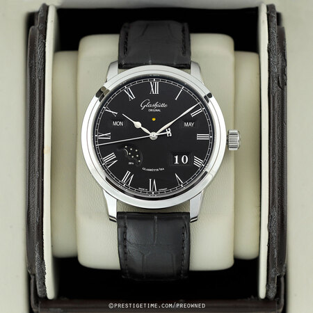 Pre-owned Glashutte Original Senator Perpetual Calendar 42mm 100-02-25-12-05