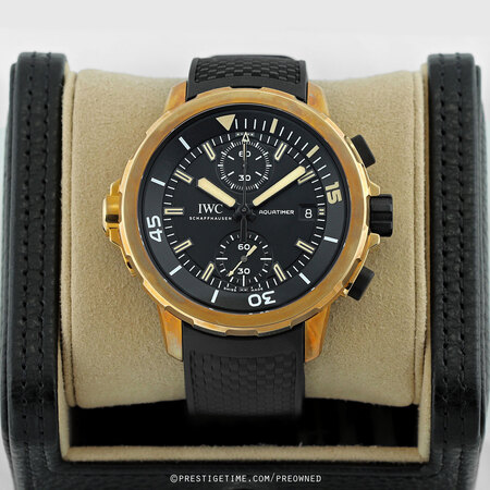 Pre-owned IWC Aquatimer Expedition Charles Darwin 44mm iw379503