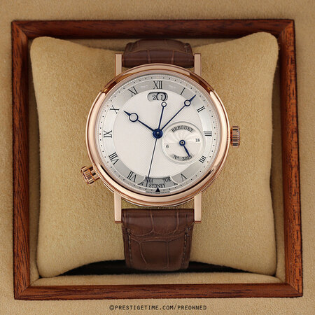 Pre-owned Breguet Classique Hora Mundi 43mm 5727br/12/9zu