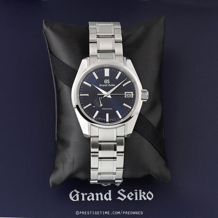 Pre-owned Grand Seiko Heritage Spring Drive 41mm sbga375