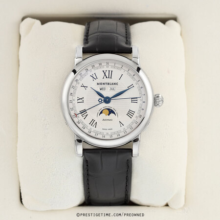 Pre-owned Montblanc Star Complete Calendar 42mm 108736
