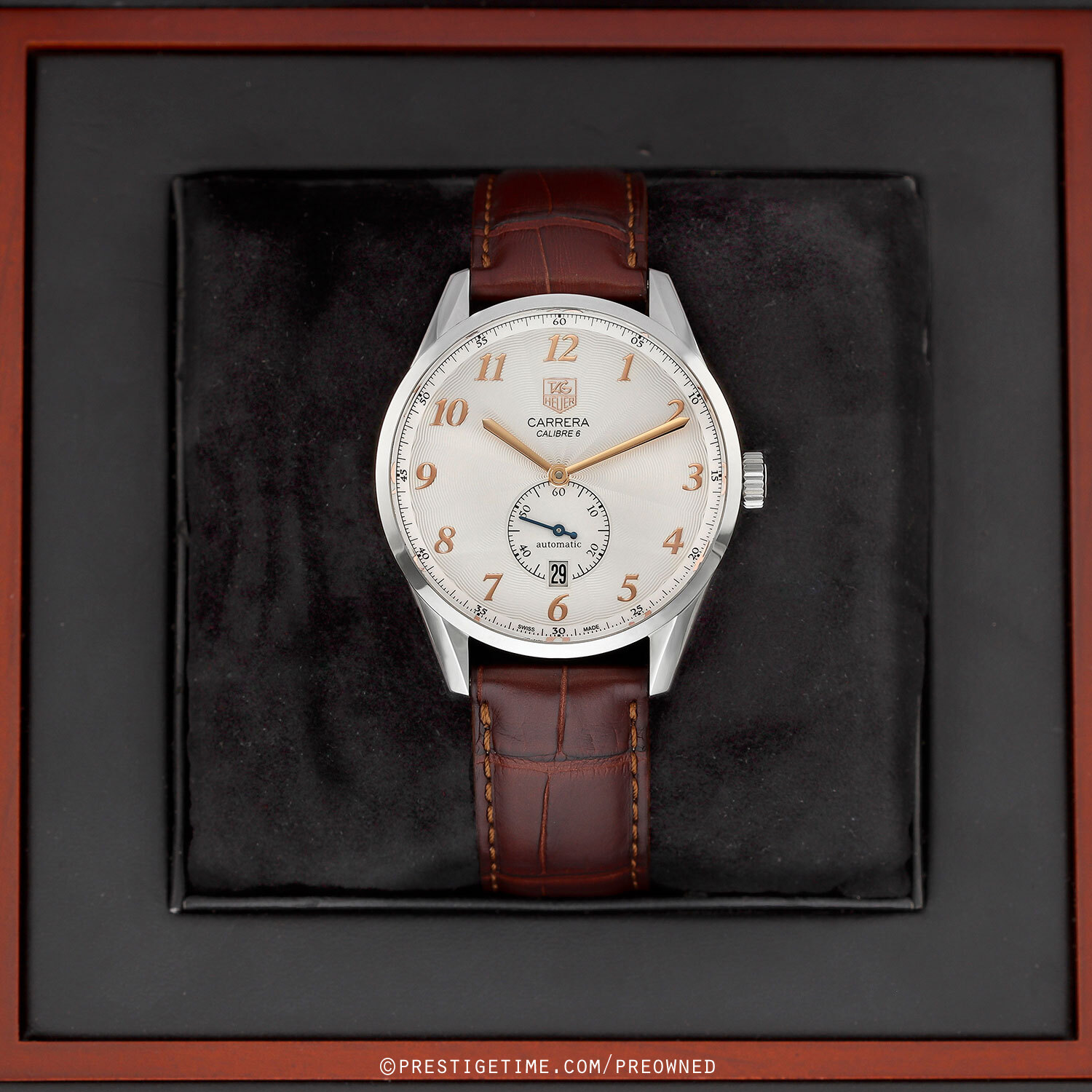 Pre-owned Tag Heuer Carrera Heritage Automatic was2112.fc6181