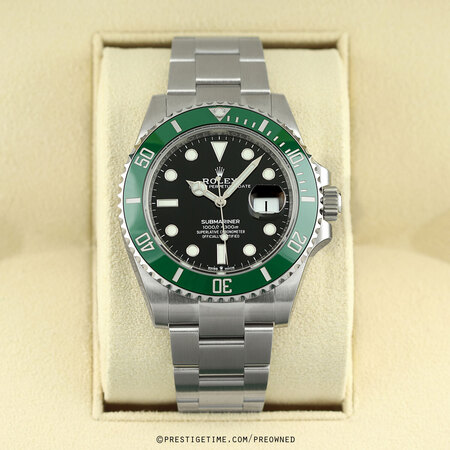 Pre-owned Rolex Submariner Date KERMIT 41mm 126610LV
