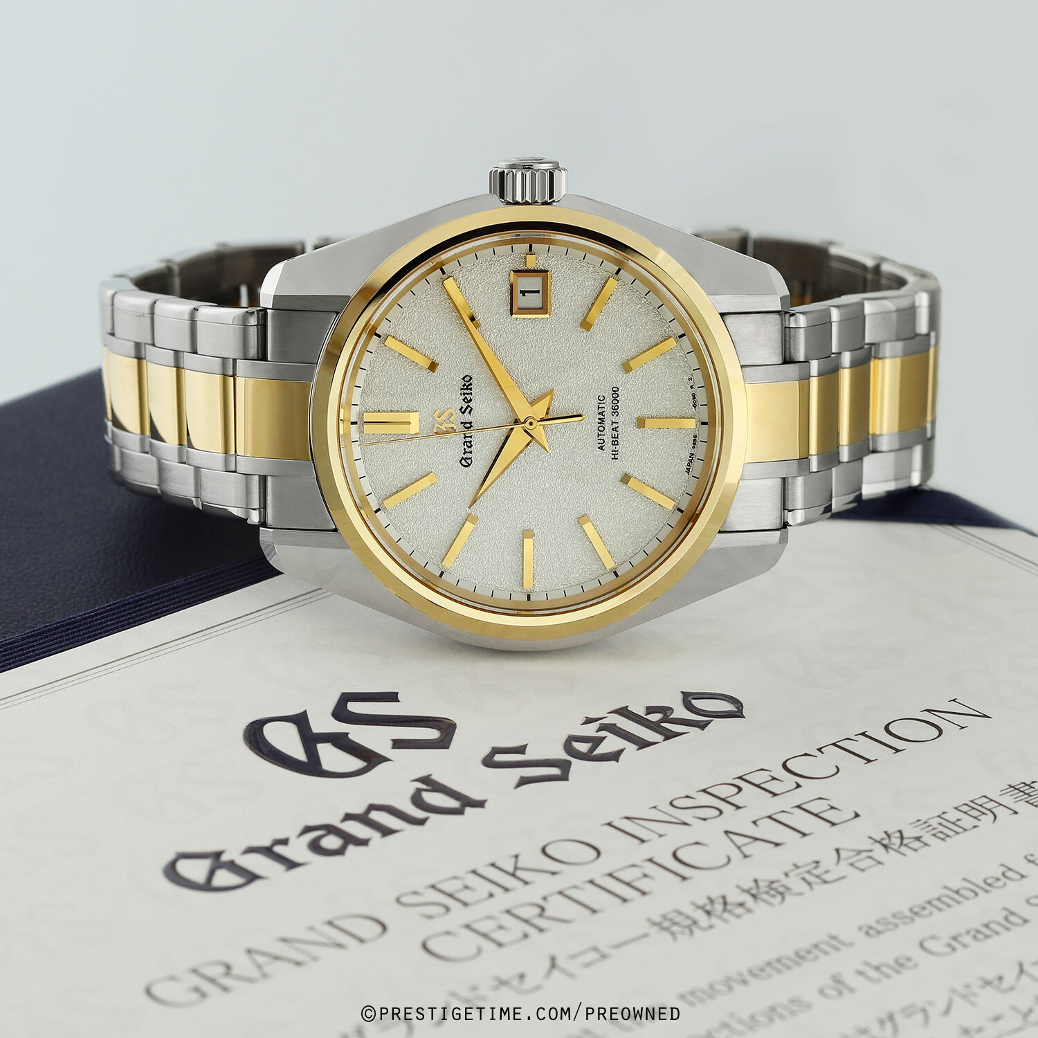 Pre-owned Grand Seiko Heritage Automatic Hi-Beat 36000 SBGH252