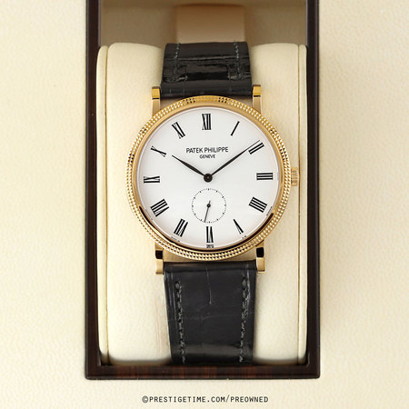 Pre-owned Patek Philippe Calatrava 5119j-001