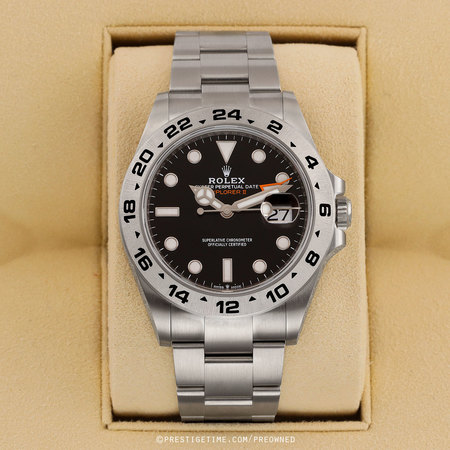 Pre-owned Rolex Explorer II 42mm 226570 Black