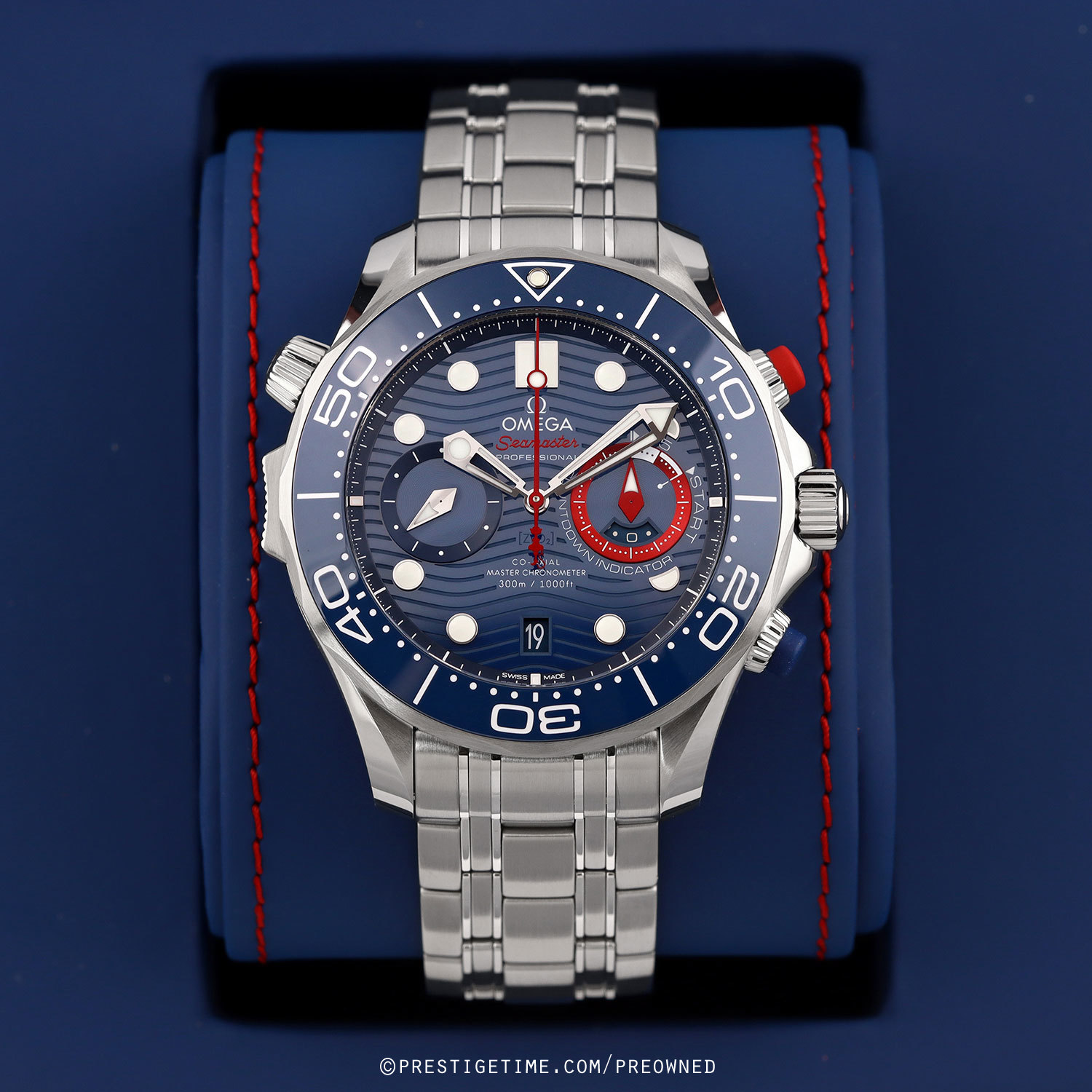Pre-owned Omega AMERICA'S CUP Seamaster 300m Chronograph 44mm