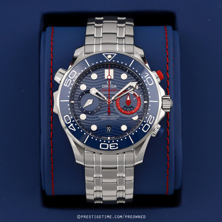 Pre-owned Omega AMERICA’S CUP Seamaster 300m Chronograph 44mm 210.30.44.51.03.002