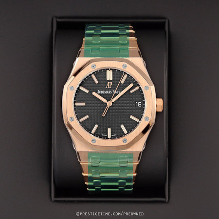 Pre-owned Audemars Piguet Royal Oak Automatic 41mm 15500or.oo.1220or.01