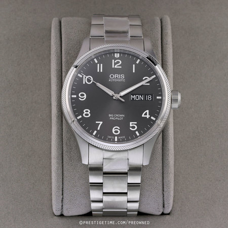 Pre-owned Oris Big Crown ProPilot Day Date 45mm 01 752 7698 4063-07 8 22 19