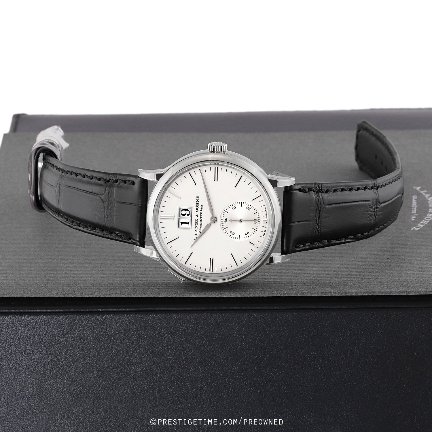 Pre-owned A. Lange & Sohne Saxonia Outsize Date Automatic 38.5mm