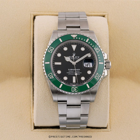 Pre-owned Rolex Submariner Date KERMIT 41mm 126610LV