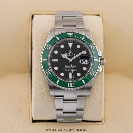 Pre-owned Rolex Submariner Date KERMIT 41mm 126610LV