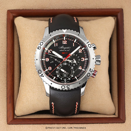 Pre-owned Breguet Type XXII Flyback 10Hz 44mm 3880st/h2/3xv