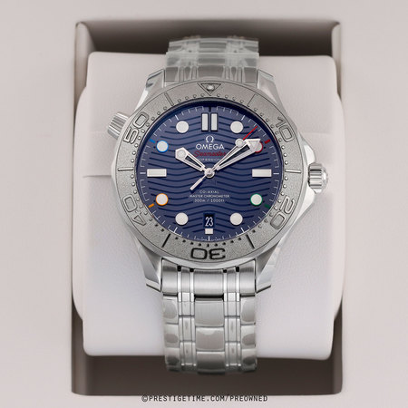 Pre-owned Omega BEIJING 2022 Seamaster Diver 300m 42mm 522.30.42.20.03.001