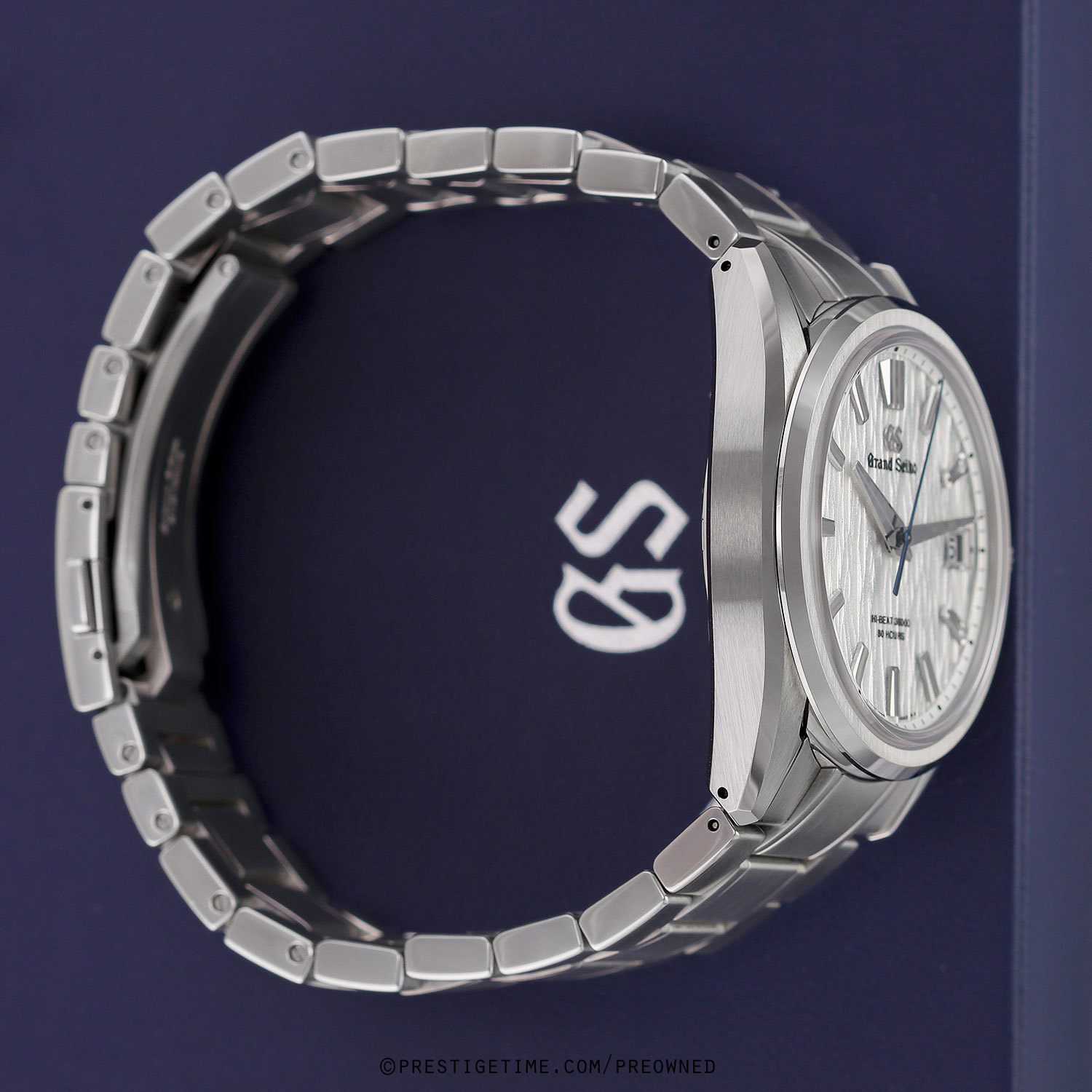 Pre-owned Grand Seiko WHITE BIRCH Heritage Hi Beat 36000 40mm SLGH005