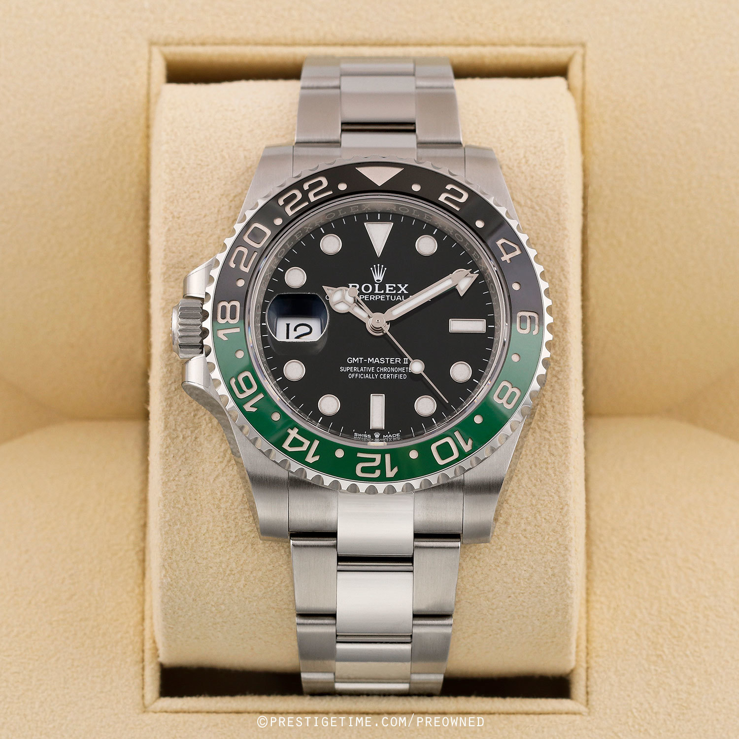 Preowned Rolex GMT Master II Lefty Destro 126720vtnr