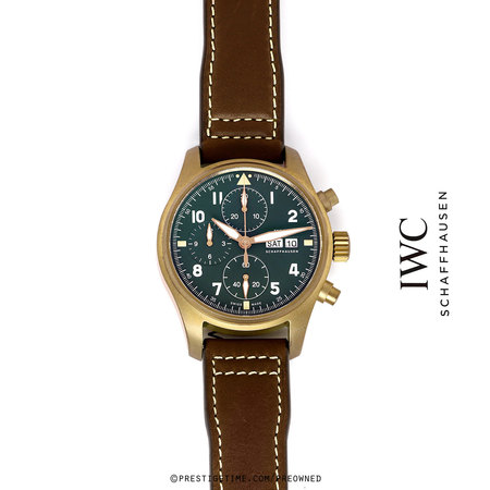 Pre-owned IWC Bronze Pilot's Watch Spitfire Chronograph 41mm iw387902