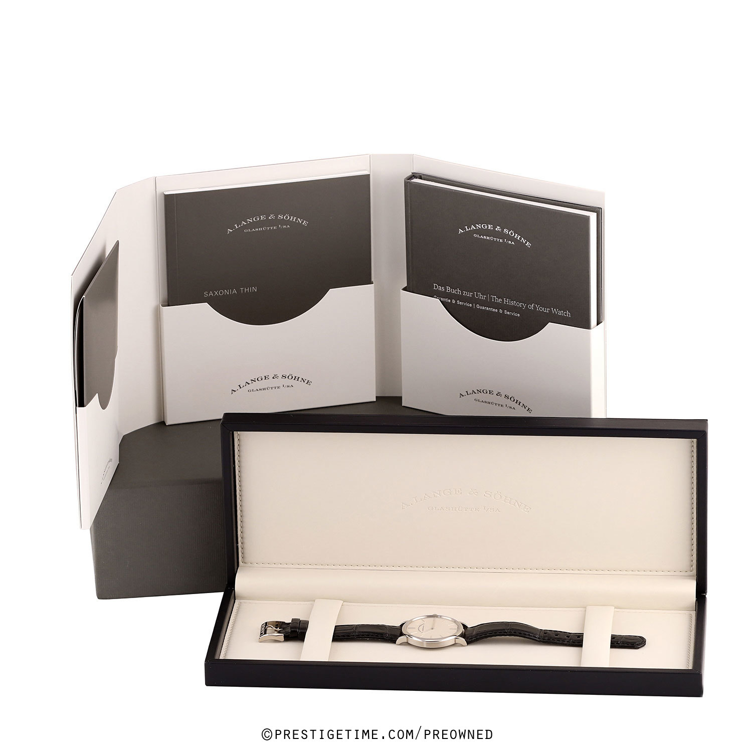 Pre-owned A. Lange & Sohne Saxonia Thin Manual Wind 37mm 201.027