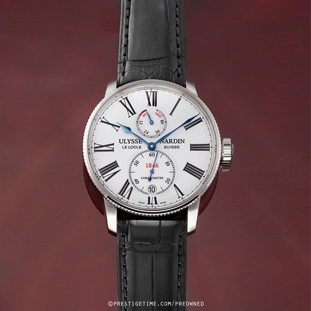 Pre-owned Ulysse Nardin Marine Torpilleur 42mm 1183-310/40