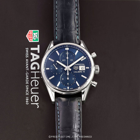 Pre-owned Tag Heuer Carrera Calibre 16 Chronograph 41mm cbk2112.fc6292