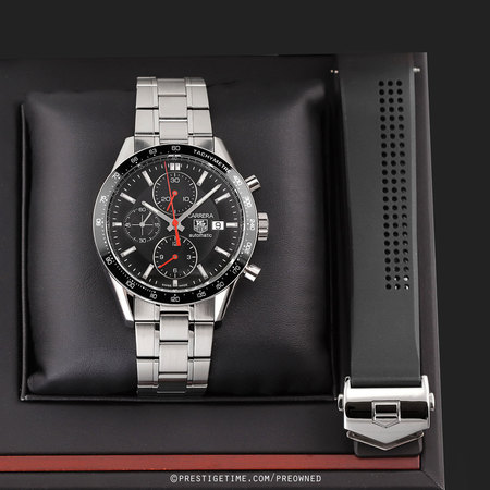Pre-owned Tag Heuer Carrera Chronograph Tachymeter cv2014.ba0786