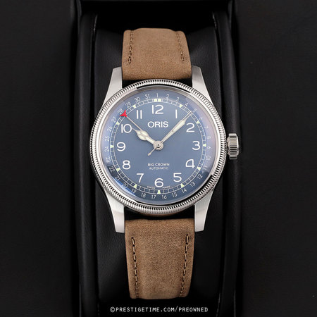 Pre-owned Oris Big Crown Pointer Date 40mm 01 754 7741 4065-07 5 20 63