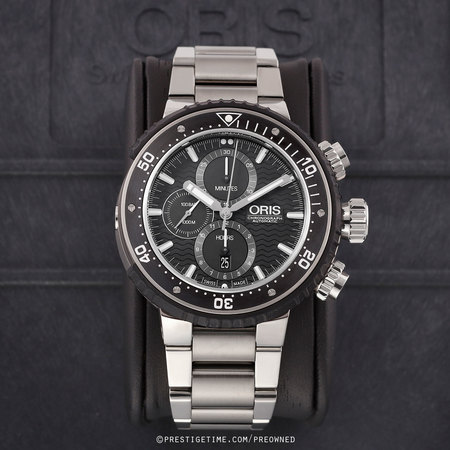 Pre-owned Oris ProDiver Chronograph 51mm 01 774 7727 7154-Set