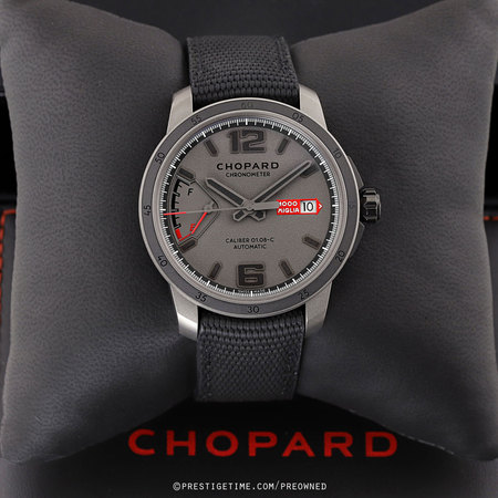Pre-owned Chopard Grigio Speciale Mille Miglia GTS Power Control 168566-3007