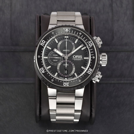 Pre-owned Oris ProDiver Chronograph 51mm 01 774 7727 7154-Set