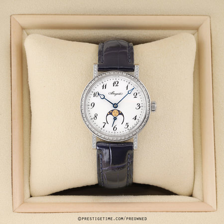 Pre-owned Breguet Classique Automatic Moonphase 30mm 9088bb/29/964/dd0d