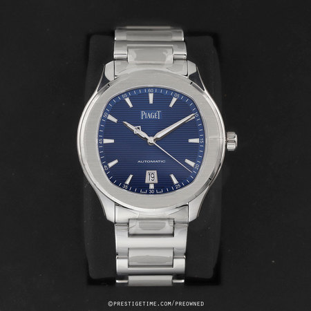 Pre-owned Piaget Polo S BLUE 42mm g0a41002