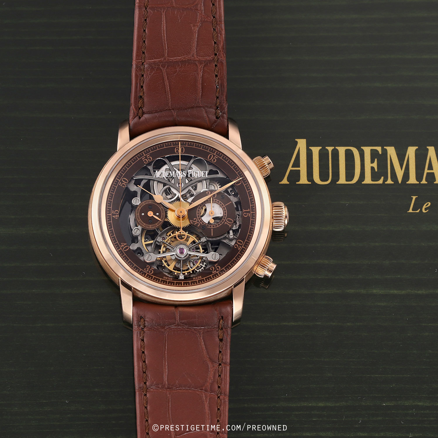 ap skeleton rose gold 41mm