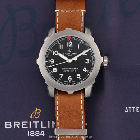 Pre-owned Breitling Aviator Super 8 B20 Automatic 46mm ab2040101b1x1