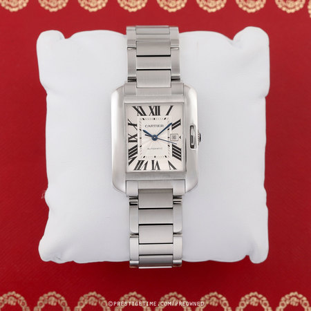 Pre-owned Cartier Tank Anglaise Medium Automatic W5310009