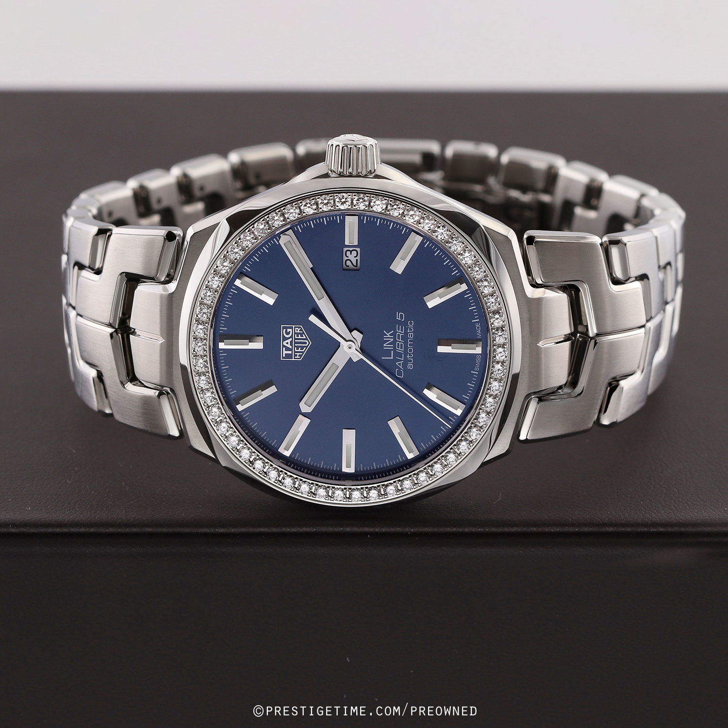 Pre-owned Tag Heuer Link Automatic Diamond Bezel 41mm  display picture 2