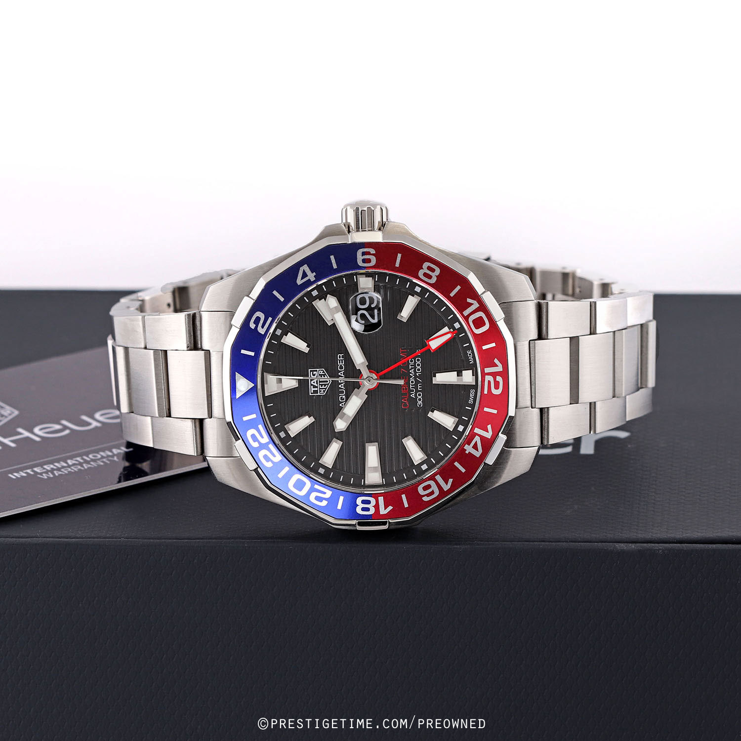 Pepsi Tag Heuer Blue Red Pre-owned Tag Heuer Aquaracer Automatic