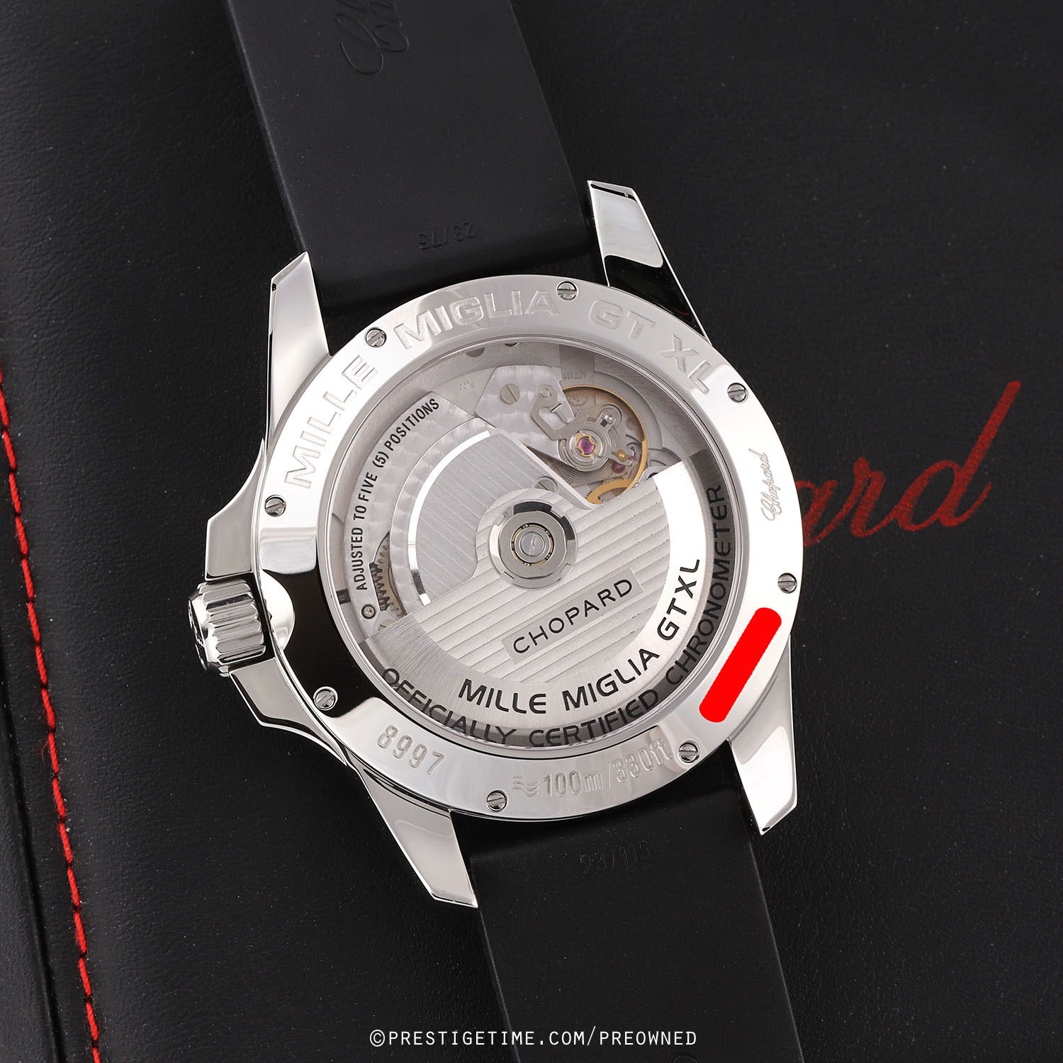 Pre-owned Chopard FACTORY SERVICED Mille Miglia Gran Turismo 44mm ...