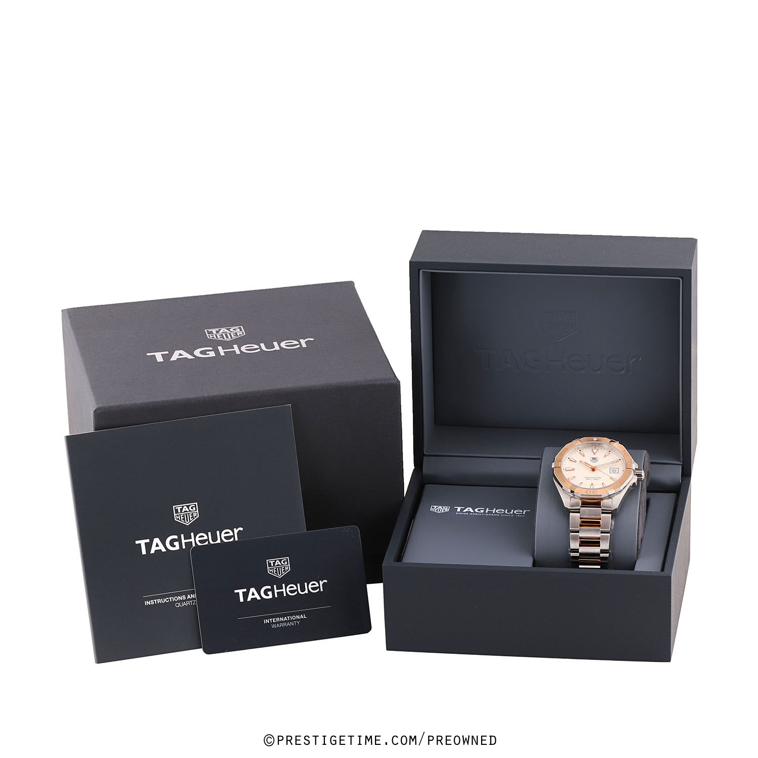Pre-owned Tag Heuer Aquaracer Quartz 41mm way1150.bd0911