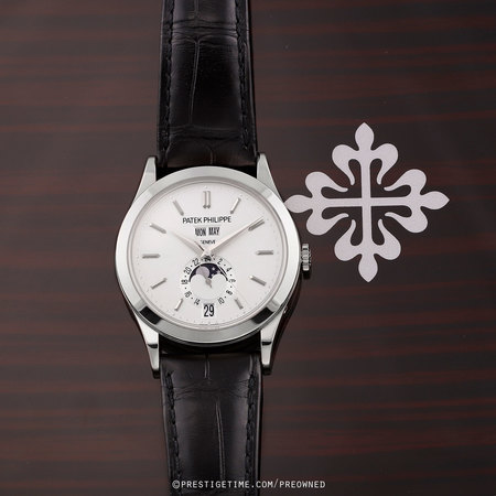 Pre-owned Patek Philippe Complications Annual Calendar 39mm 5396g-011