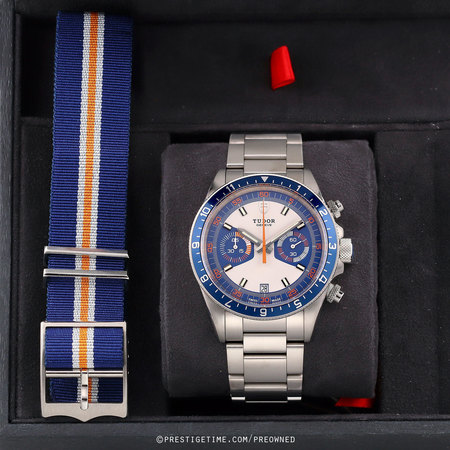 Pre-owned Tudor Heritage Chrono 42mm m70330b-0004