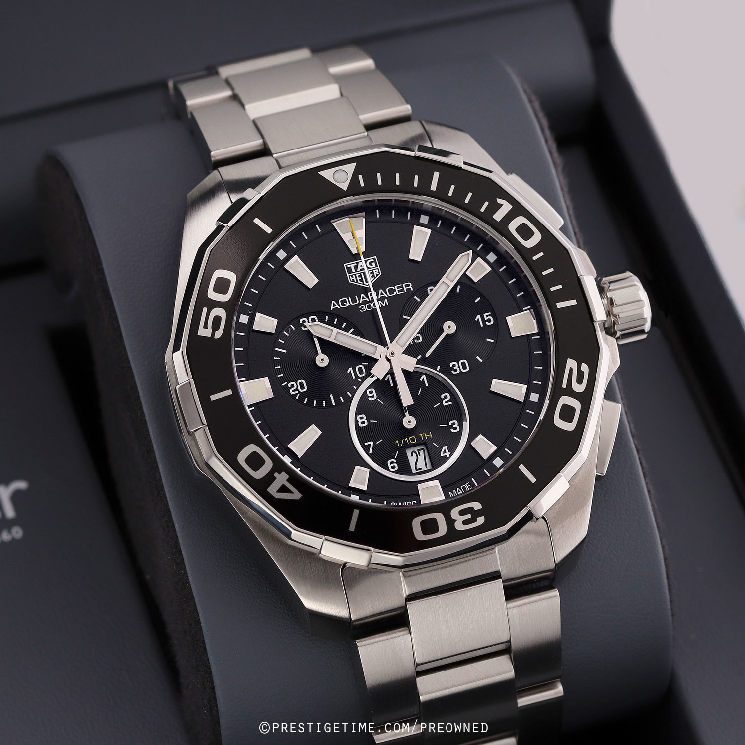 TAG HEUER Aquaracer 300M Chronograph Black Dial 43mm Men\'s Watch CAY111A.BA0927 TAG Heuer Aquaracer - 43 mm - CAY111A.BA0927 | TAG Heuer main image 2