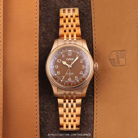 Pre-owned Oris Big Crown Pointer Date 40mm 01 754 7741 3166-07 8 20 01