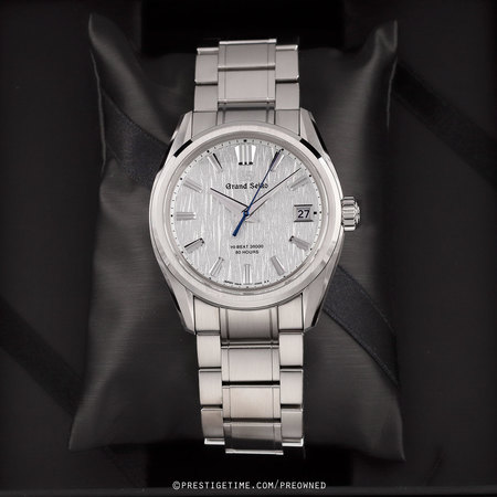 Pre-owned Grand Seiko WHITE BIRCH Heritage Hi Beat 36000 40mm SLGH005